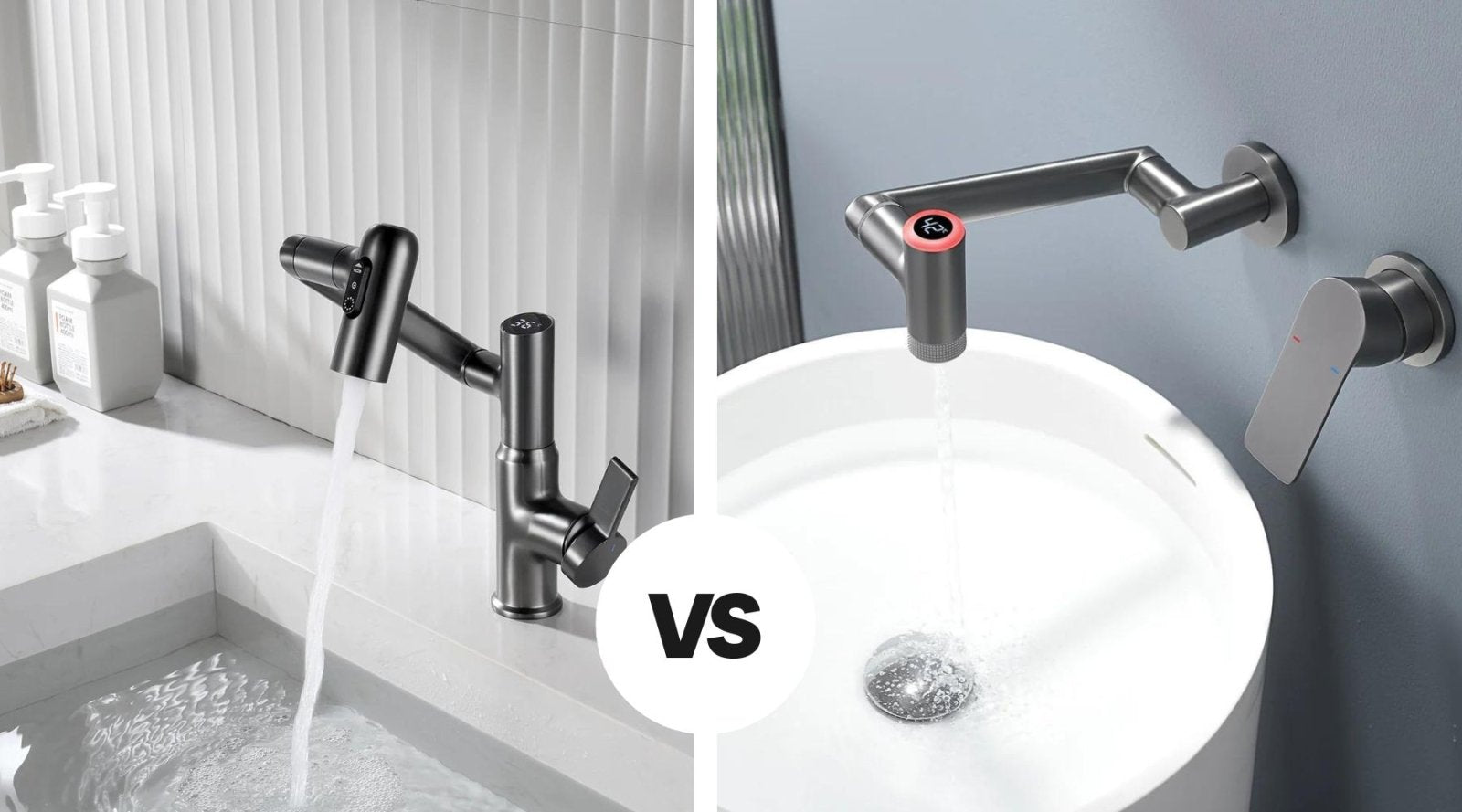 Counter-Mounted vs Wall-Mounted Bathroom Faucets - Lefton Home
