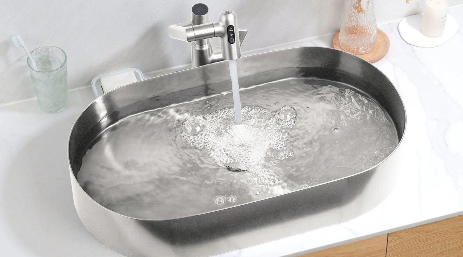 How to Clean and Maintain Your Stainless Steel Vessel Sink - Lefton Home