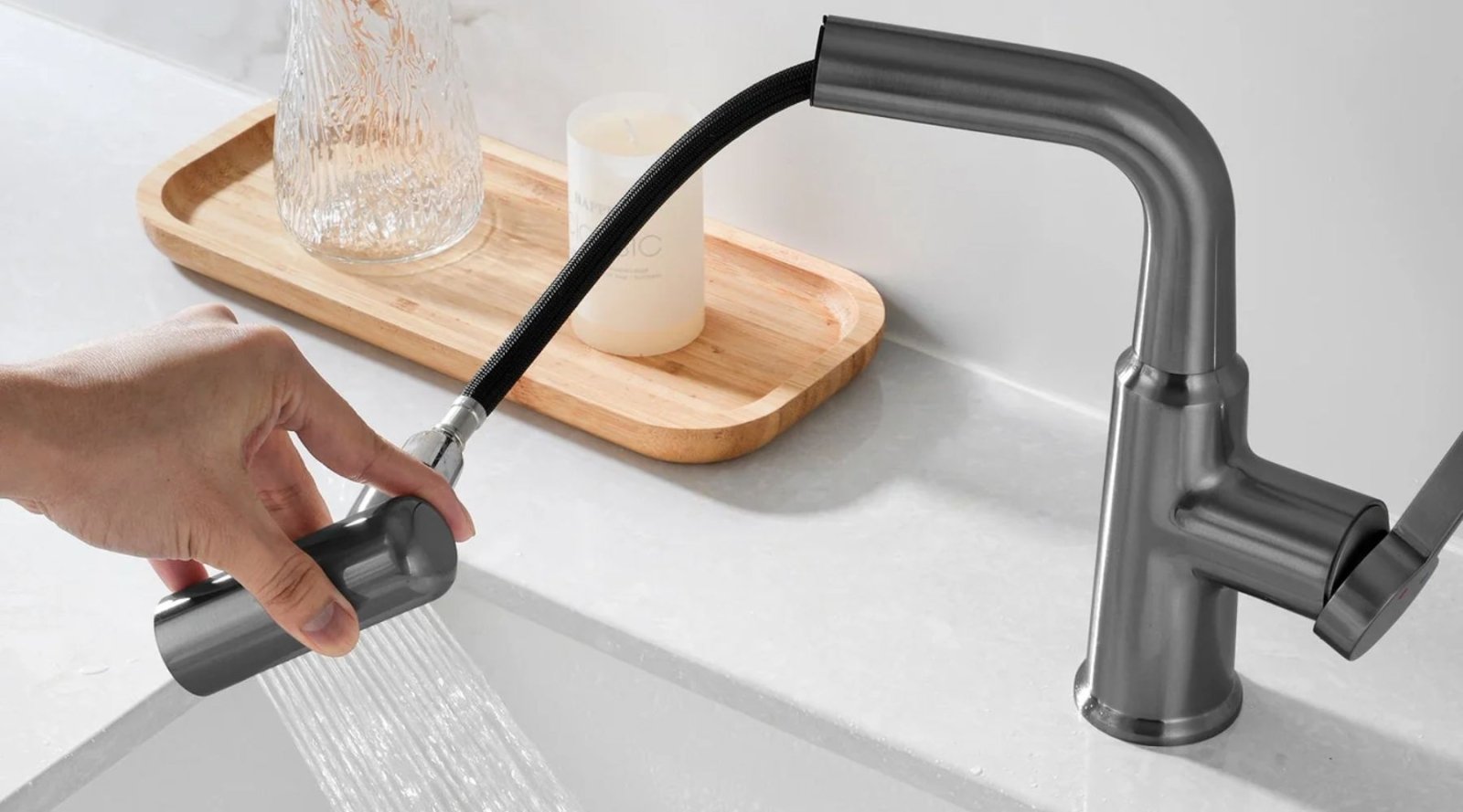 Top 5 Pull-Out Faucets for Small Bathrooms - Lefton Home