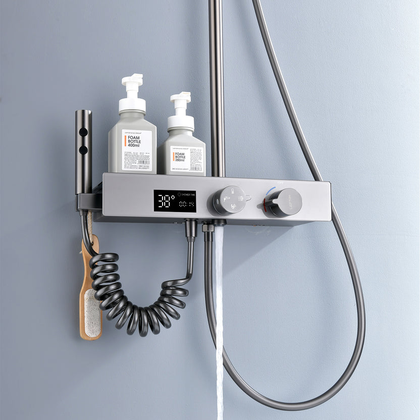 Lefton Thermostatic Multiple Electric Shower Head System – Lefton Home