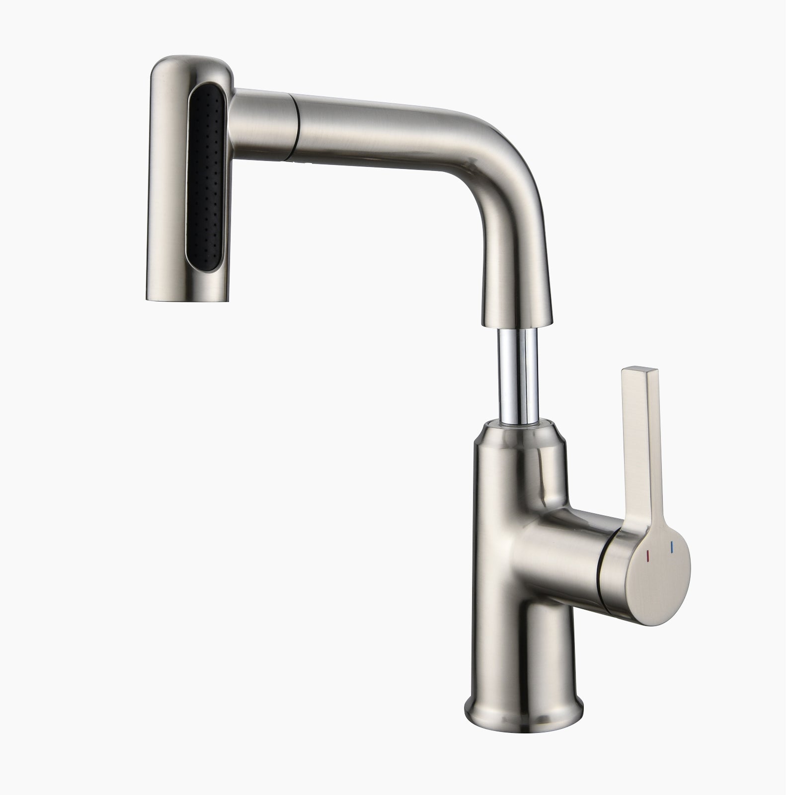 Lefton Single - Hole Waterfall & Pull - Out Liftable Bathroom Faucet - BF2209 - Bathroom Faucets - Lefton Home