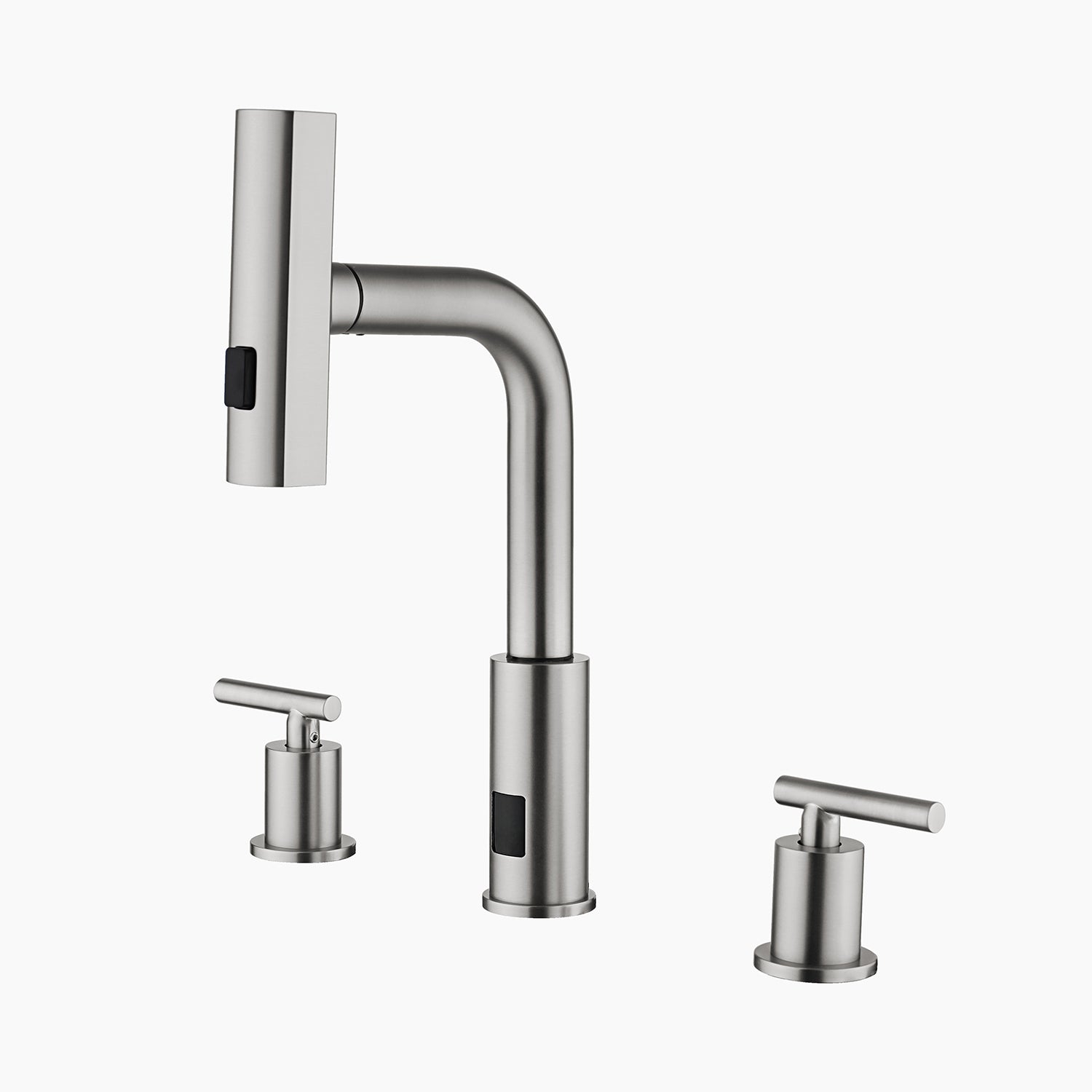 Lefton Two - Handle Widespread Waterfall Bathroom Faucet with Temperature Display - BFWS2401