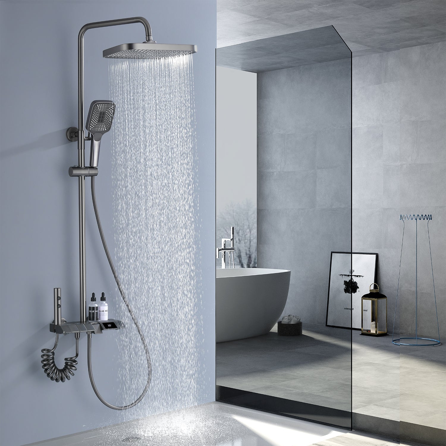 Refurbished - Lefton Thermostatic Shower System SST2202 - EU - Shower Systems - Lefton Home