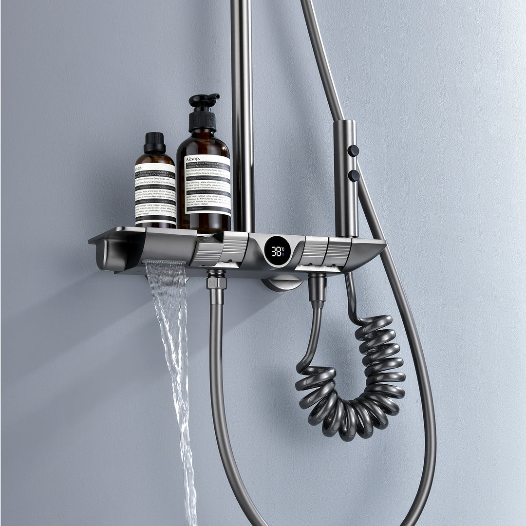 Lefton Hi-end Thermostatic Multi Function Shower System – Lefton Home