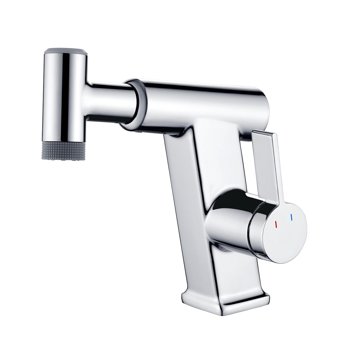 Lefton Pull - Out Faucet with Temperature Display & LED Light - BF2207 - Bathroom Faucets - Lefton Home