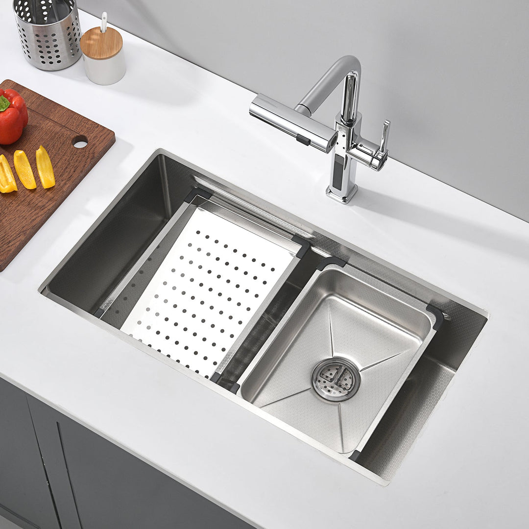 Stainless Steel Single Bowl Kitchen Sink Ks2201 – Lefton Home